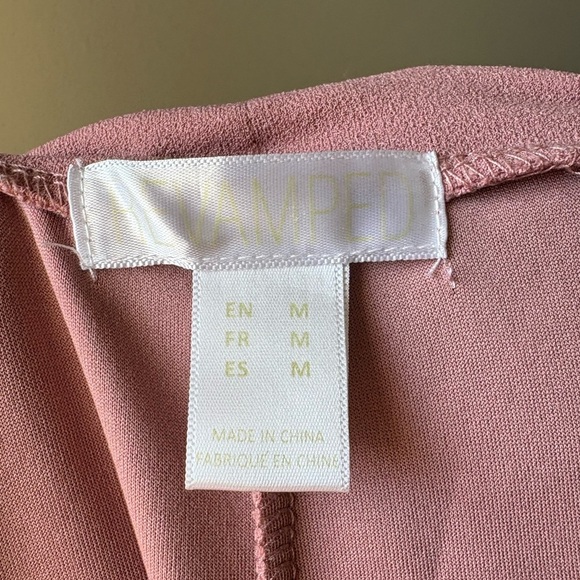 Revamped, size M, blush skinny pants, pockets, belted, soft, stretchy waist - Picture 8 of 9